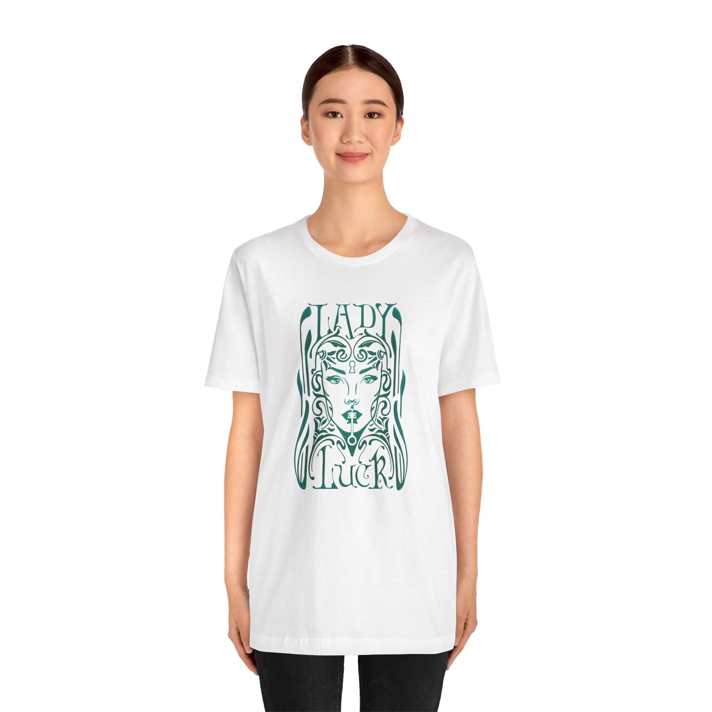 Lady Luck in Green Tee